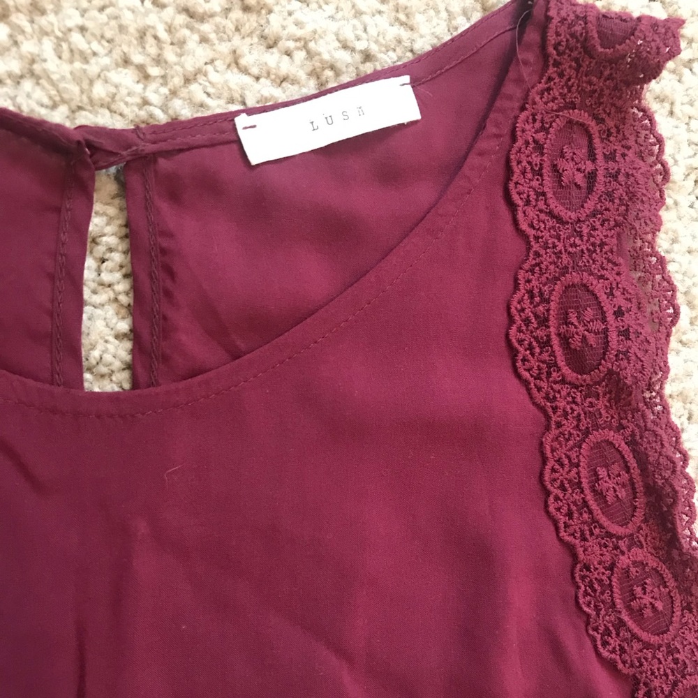 Maroon Lush Tank